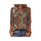 Camiseta Casual Feminina De Manga Longa Elegante E Solta Para Férias E Fim De Semana Camiseta Casual Feminina De Manga Longa Elegante E Solta Para Férias E Fim De Semana