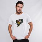 Camiseta Casual Masculina Márcio May Pelotão - Branca Camiseta Casual Masculina Márcio May Pelotão - Branca