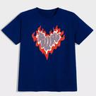 Camiseta Casual Minimalista Fogo Amor Chamas Love Fire Swag Camiseta Casual Minimalista Fogo Amor Chamas Love Fire Swag