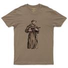 Camiseta Católica De Santa Teresinha De Algodão Masculino E Feminino