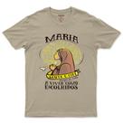 Camiseta Católica Maria Santa E Fiel Feminina E Masculina Em Algodão
