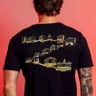 Camiseta cavaleiros do zodiaco as 12 casas -piticas original tamanho:pcor:preto