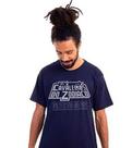 Camiseta Cavaleiros do Zodiaco Logo Azul Marinho - Piticas - PP