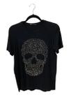 Camiseta Caveira de Pedraria Minimalista e Elegante