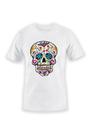 Camiseta Caveira mexicana - colorida P