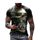 Camiseta Caveira Rock Unissex Estampada
