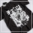Camiseta Chainsaw Man Denji Unissex Algodão Anime