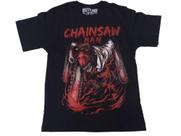 Camiseta Chainsaw man Preta Denji Anime Shonen Seinen MR1314 RCH