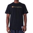 Camiseta Champion Heritage Scrip Black Gold