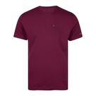 Camiseta Champion Manga Curta Mini Script Logo Bordô Camiseta Champion Manga Curta Mini Script Logo Bordô