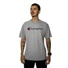 Camiseta Champion MC Classic Graphic Tee Degarf INK Cinza