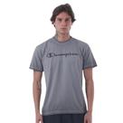 Camiseta Champion Stone Script Cinza Masculino