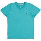 Camiseta charpey em flame gola v