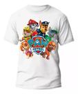 Camiseta Chase Infantil Camisa Patrulha Canina Filme