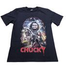 Camiseta Chucky Boneco Assassino Blusa Filme Adulto Unissex HCDCHU