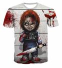 Camiseta Chucky Child Play, roupa de rua, moda, manga curta