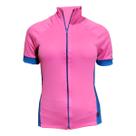 Camiseta ciclismo infantil com bolso nas costa