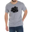 Camiseta Cinza Carrinho Kart Urbano