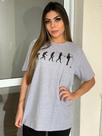 Camiseta Cinza Claro - Evolução Cantor Camiseta Cinza Claro - Evolução Cantor