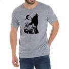 Camiseta Cinza Night Wolf