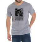 Camiseta Cinza O Espantalho Black White Arte