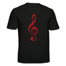 Camiseta Clave de Sol Músico Infantil Cor:PretaTamanho:12 Camiseta Clave de Sol Músico Infantil Cor:PretaTamanho:12