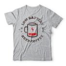 Camiseta Coffee Battery Studio Geek Camiseta Coffee Battery Studio Geek