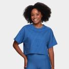 Camiseta Colcci Sport Cropped Monograma Feminina