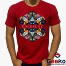 Camiseta Coldplay 100% Algodão Rock Alternativo Geeko
