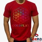 Camiseta Coldplay 100% Algodão Rock Alternativo Geeko