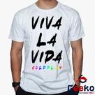 Camiseta Coldplay 100% Algodão Viva La Vida Rock Alternativo Geeko