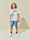 Camiseta Colecionável Menino Velociraptor Natural Kippos