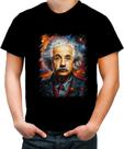 Camiseta Colorida Albert Einstein Físico Brilhante Gênio 2