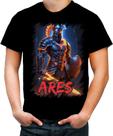Camiseta Colorida Ares Deus da Guerra Mitologia Grega 1 Camiseta Colorida Ares Deus da Guerra Mitologia Grega 1