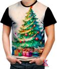 Camiseta Colorida Árvore de Natal Christmas Noel Presente 1