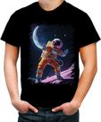 Camiseta Colorida Astronauta Dance Vaporwave 3 Camiseta Colorida Astronauta Dance Vaporwave 3