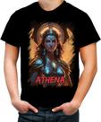 Camiseta Colorida Athena Deusa da Sabedoria Mitologia Grega 1 Camiseta Colorida Athena Deusa da Sabedoria Mitologia Grega 1