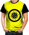 Camiseta Colorida Biohazard Perigo Biológico Stay Away 2