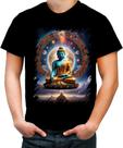 Camiseta Colorida Buda Universo Lótus Imortalidade 12 Camiseta Colorida Buda Universo Lótus Imortalidade 12
