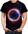 Camiseta Colorida Buraco Negro Black Hole Space 3