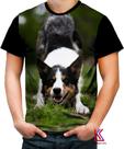 Camiseta Colorida Cachorro Border Collie Dog Amigo 1