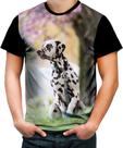 Camiseta Colorida Cão Dálmata Famoso Lindo Dog Cachorro 1 Camiseta Colorida Cão Dálmata Famoso Lindo Dog Cachorro 1