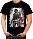 Camiseta Colorida Ciborgue Ninja Robô Espreita 11