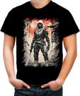 Camiseta Colorida Ciborgue Ninja Robô Espreita 4
