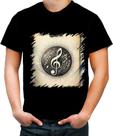 Camiseta Colorida Clave de Sol Música Arte 1