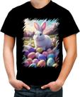 Camiseta Colorida Coelhinho da Páscoa com Ovos de Páscoa 8 Camiseta Colorida Coelhinho da Páscoa com Ovos de Páscoa 8