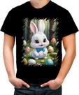 Camiseta Colorida Coelhinho da Páscoa Traço Infantil 15