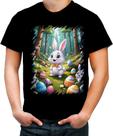 Camiseta Colorida Coelhinho da Páscoa Traço Infantil 20