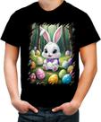 Camiseta Colorida Coelhinho da Páscoa Traço Infantil 8 Camiseta Colorida Coelhinho da Páscoa Traço Infantil 8