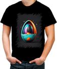 Camiseta Colorida de Ovos de Páscoa Minimalistas 13